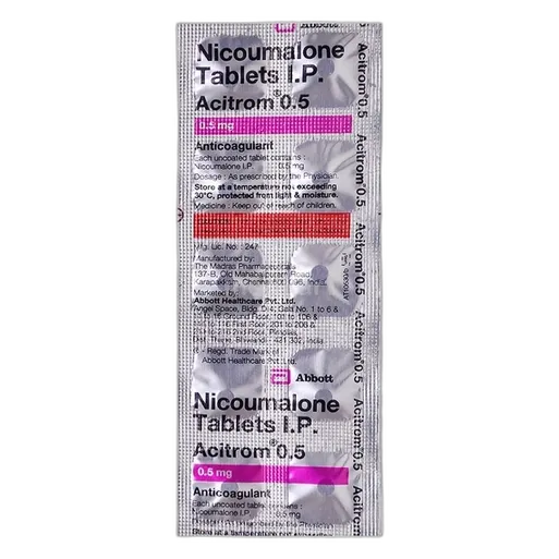 acitrom 0.5mg tablet 10's